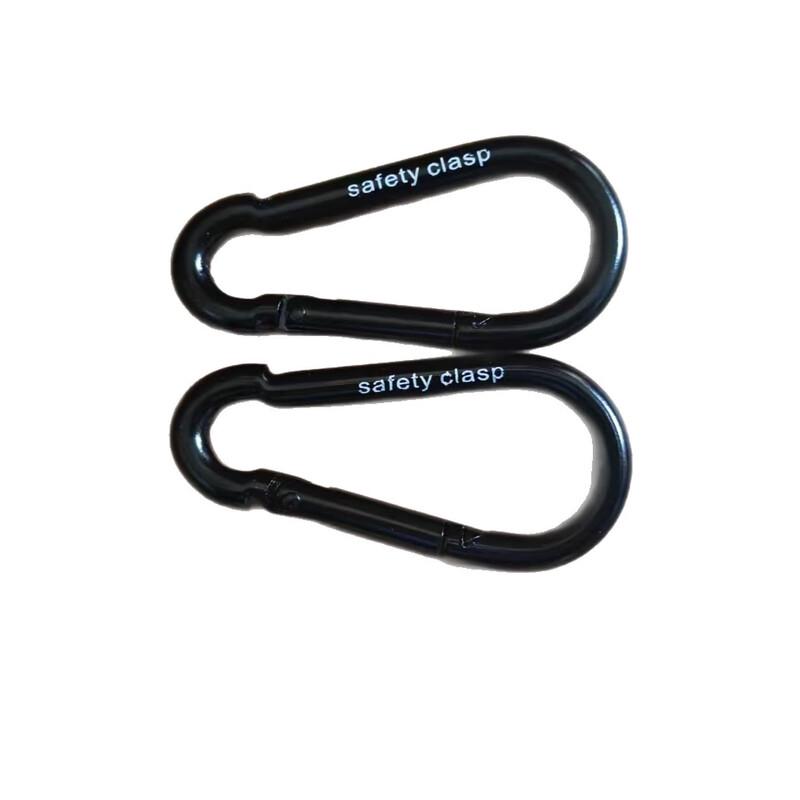 

ML Electrophoretic Black Spring Carabiner Hook Set