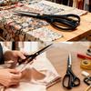 10-inch Handmade Blackened Steel Tailor Scissors for Sewing and Fabric Cutting