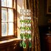 Hanging Crystal Pendants Garden Suncatchers Wind Chimes Rainbows Prisms Crystal Chain for Window Drop Bells