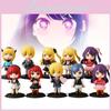 Entzückendes PVC-Anime-Figuren-Set mit 10 Figuren, inklusive des sternenübersäten Hoshino Ai und Freunde, für Sammler