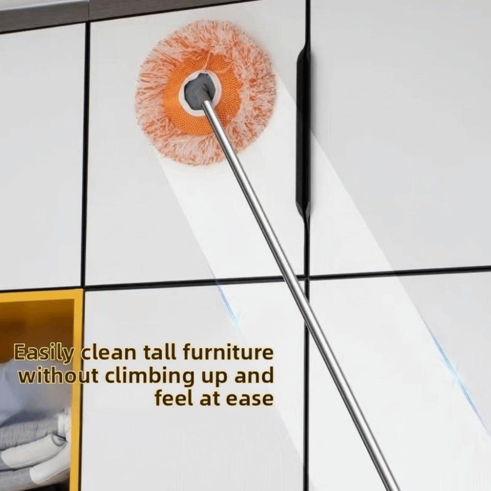 Multi Functional Floor Scrubber Long Extended Handle Dust Mop Sunflower Mop  Wall Cleaning