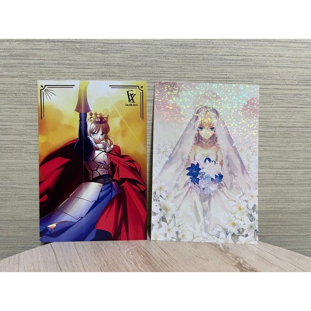 Fate FGO Postcard Posca Illustration Card Iraka Saber