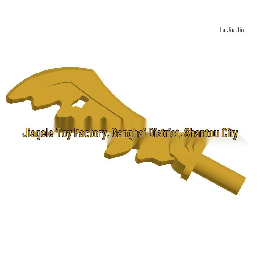 50G Min Order: MOC Building Blocks - 19858 Red Snake Long Ghost Sword Compatible