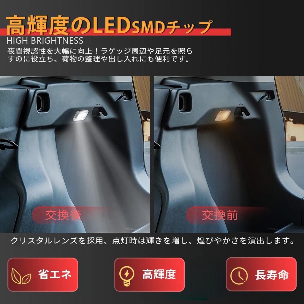 GemPro LED Luggage Lamp for 80 Series 10 Series Corolla 90 Series 90 Series 300 Series Land 20 Series 60 Series Crown Japan Century for for for Suzuki
