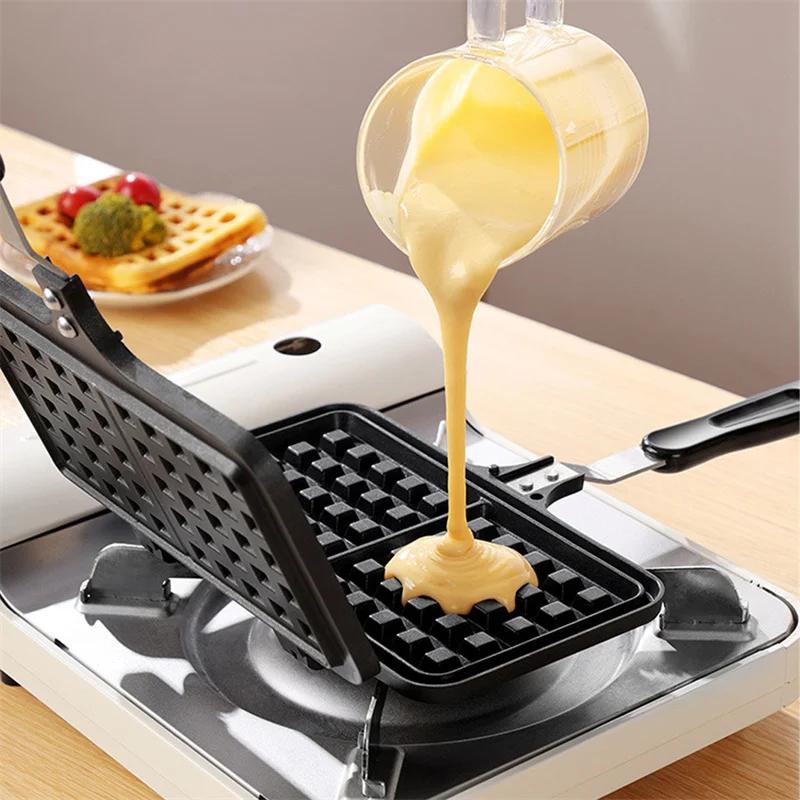 Cake Mold Household Waffle Non-Stick Pastry Gas Stove Baking Tray DIY Baking Tool Set Lattice Muffin Machine