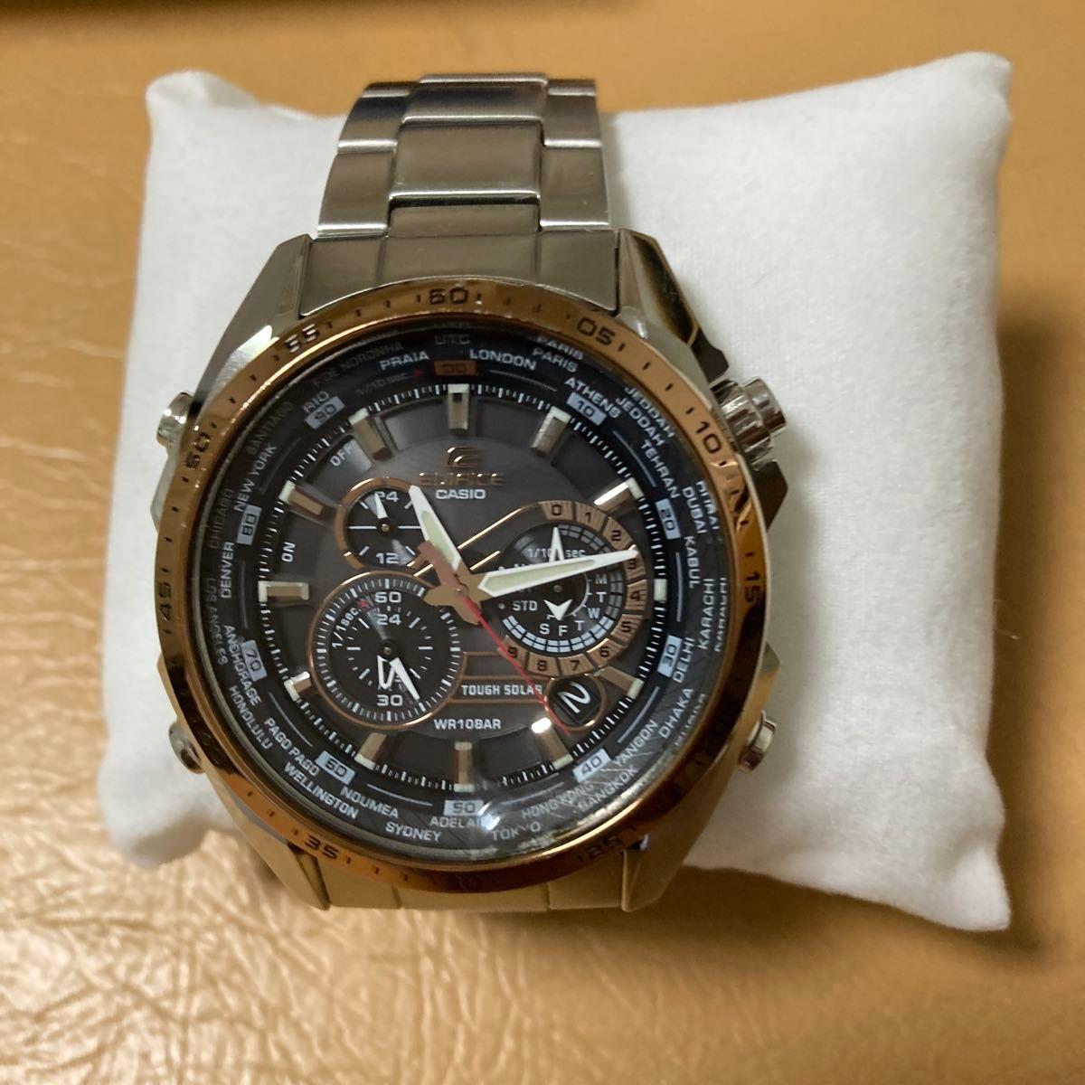 Used CASIO EDIFICE Casio Edifice World Time Tough Solar Working Item