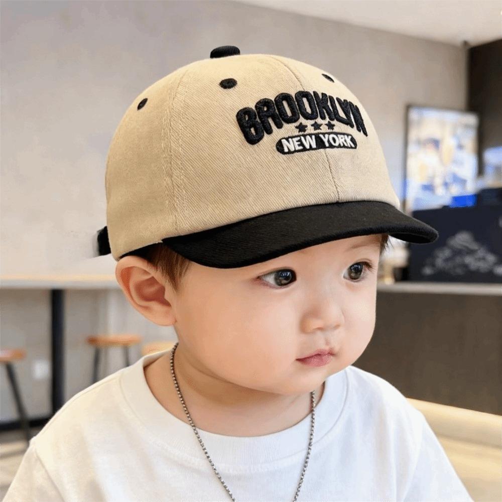 Short-brimmed Children Sunscreen Hat Cotton Baby Peaked Caps Casual Hip Hop Hats