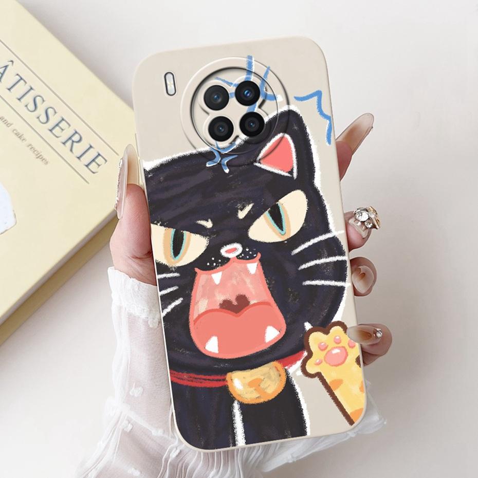 Lens Protective Case For Huawei Nova 8i NEN-L22 NEN-LX1 NEN-LX3 Cute Cartoon Soft Silicone Cover For Huawei Nova8i Phone Cases