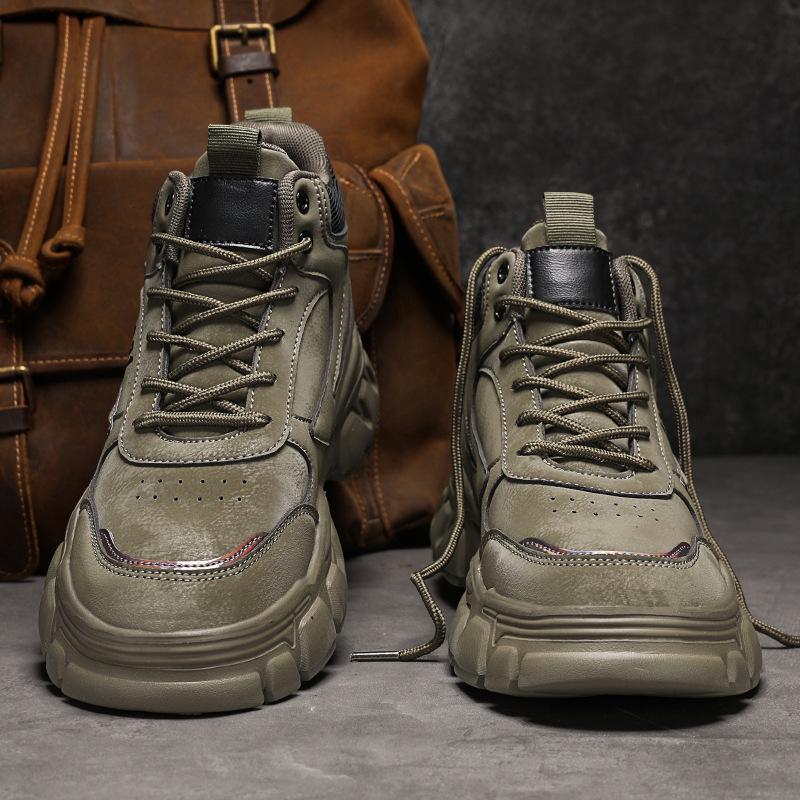 2025 Autumn and Winter New Men's Shoes Martin Boots Versatile Casual Shoes Men's Niche Original Trend Fashion Tooling Men's Boots