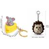 Portable Click Press Toy 3D Printing Keychain Pendant Fun Cartoon Decor  Busy Work