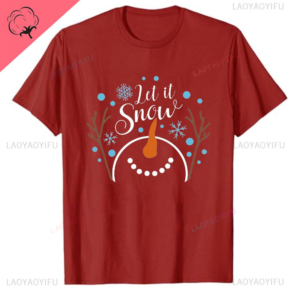 Le Tits Now Weihnachten Lass Es S Jetzt Hässlich Lustig Party Tasche Mode Einzigartig Buchstaben Druck Normales T-Shirt für Männer Weirdcore T-Shirts