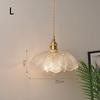 UOSU Vintage Glass Crystal Pendant Light