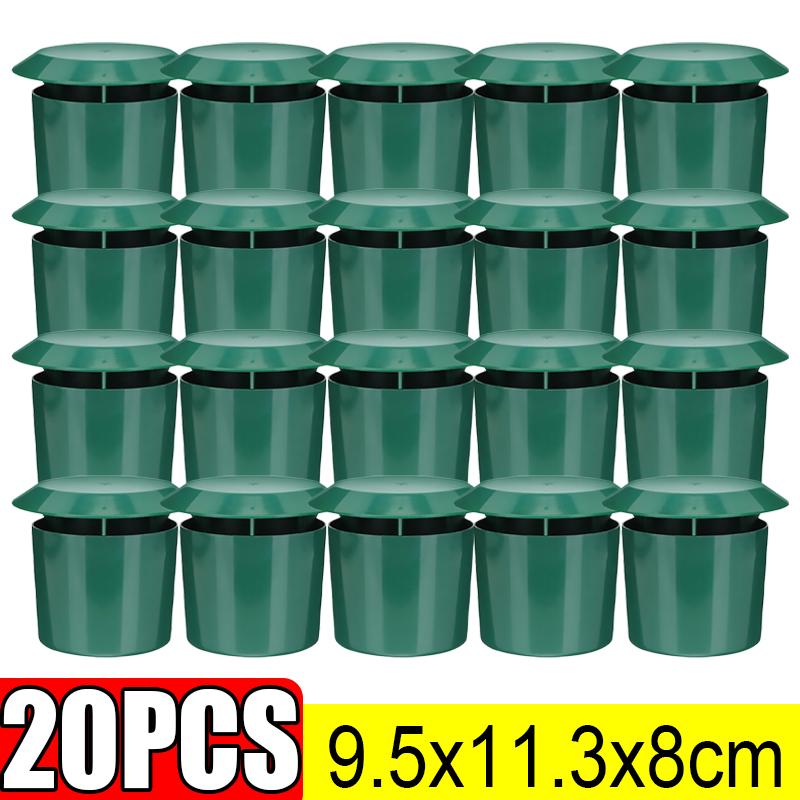 1/20pcs Snail Trap Catcher Garden Slug Cage Snail Cage Slug Pest Repeller Reusable Plastic Snail Trap Plants Farm Protector Tool