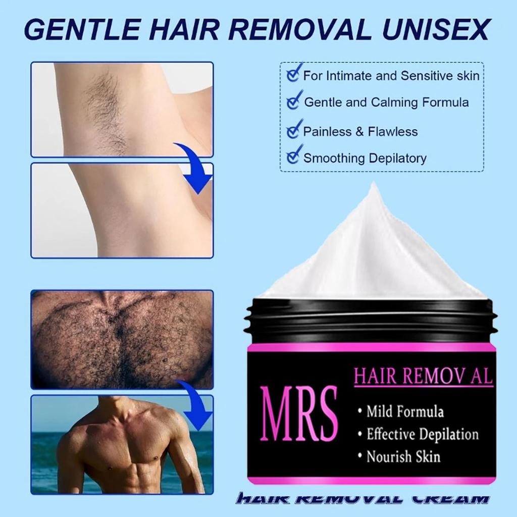 Moisturizing Hair Removal Cream To Brighten Skin Tone, Moisturize, Lighten Dullness, and Firm Skin
