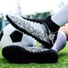 Herren-/Damen-Fußballschuhe Gummi Weiche Sohle Kurze Stollen Kunstrasen Jugendliche Kinder Fußballschuhe