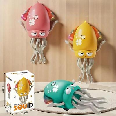 1x Dancing Octopus Toy Electric Novelty Sensory Development Crawling Interactive for Infant