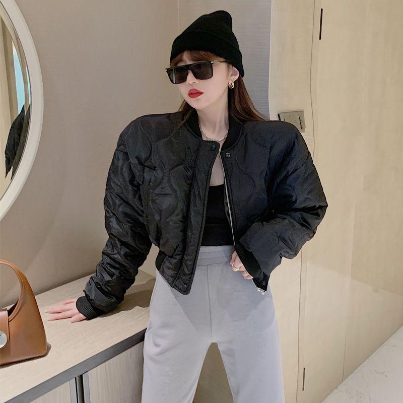 Cotton Jacket Women's Short Cotton Jacket Parkas 2025 Thicken Warm Outwear Baseball Jacket Casual Winter Coat for Women