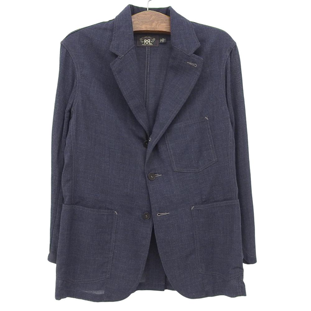 RRL Excellent condition cotton, wool, and linen pin check sport coat jacket for men, indigo, size M Jacket M IndigoUsed