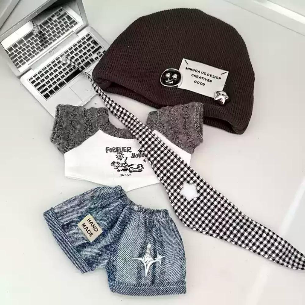 Only Clothes 20cm Doll Clothes Cotton Doll Blind Box Plush Doll Clothing Wow Cool Wakuku Doll Clothes Multiple Styles Set