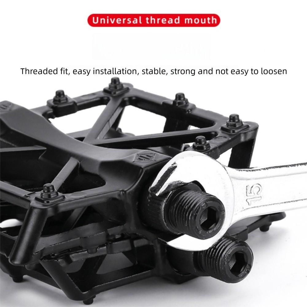 1 Par Pedales de Bicicleta de Montaña de Aleación de Aluminio y Zinc Plataforma de Pedal Ciclismo Accesorios Ciclismo de Carretera