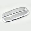 A Pair Car Exterior Front Chrome Side Air Vent Outlet Cover Trim Side Fender Shark Shell Caps for Jaguar XF XFR X250 08-11