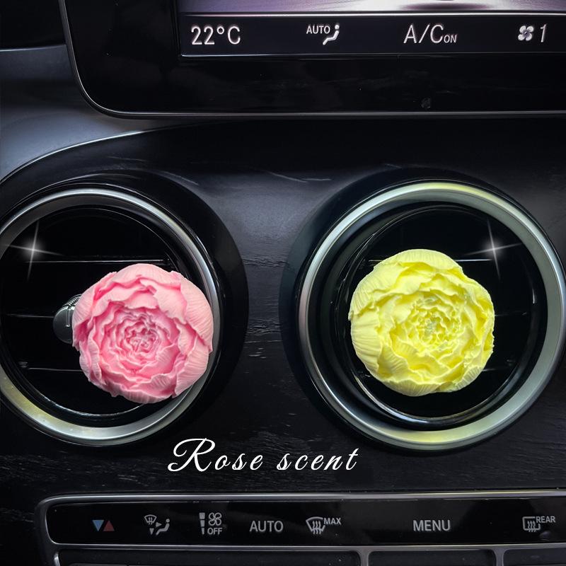 Floral Car Vent Diffuser: Aromatherapy Clip & Interior Decoration
