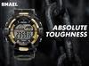 Smael 1527 Shock Resistant LED Function Adjust Wristwatch Reloj Digital Resin Material Watch Outdoor Sports Creative Men Date