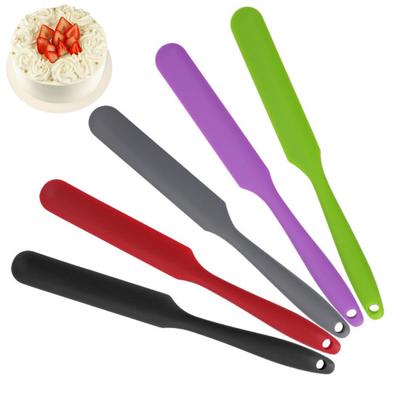 Silicone Jar Spatula Heat-Resistant Jam Spreader Cake Cream Butter Scraper Kitchen Baking Scraper for Jams Butter Frosting