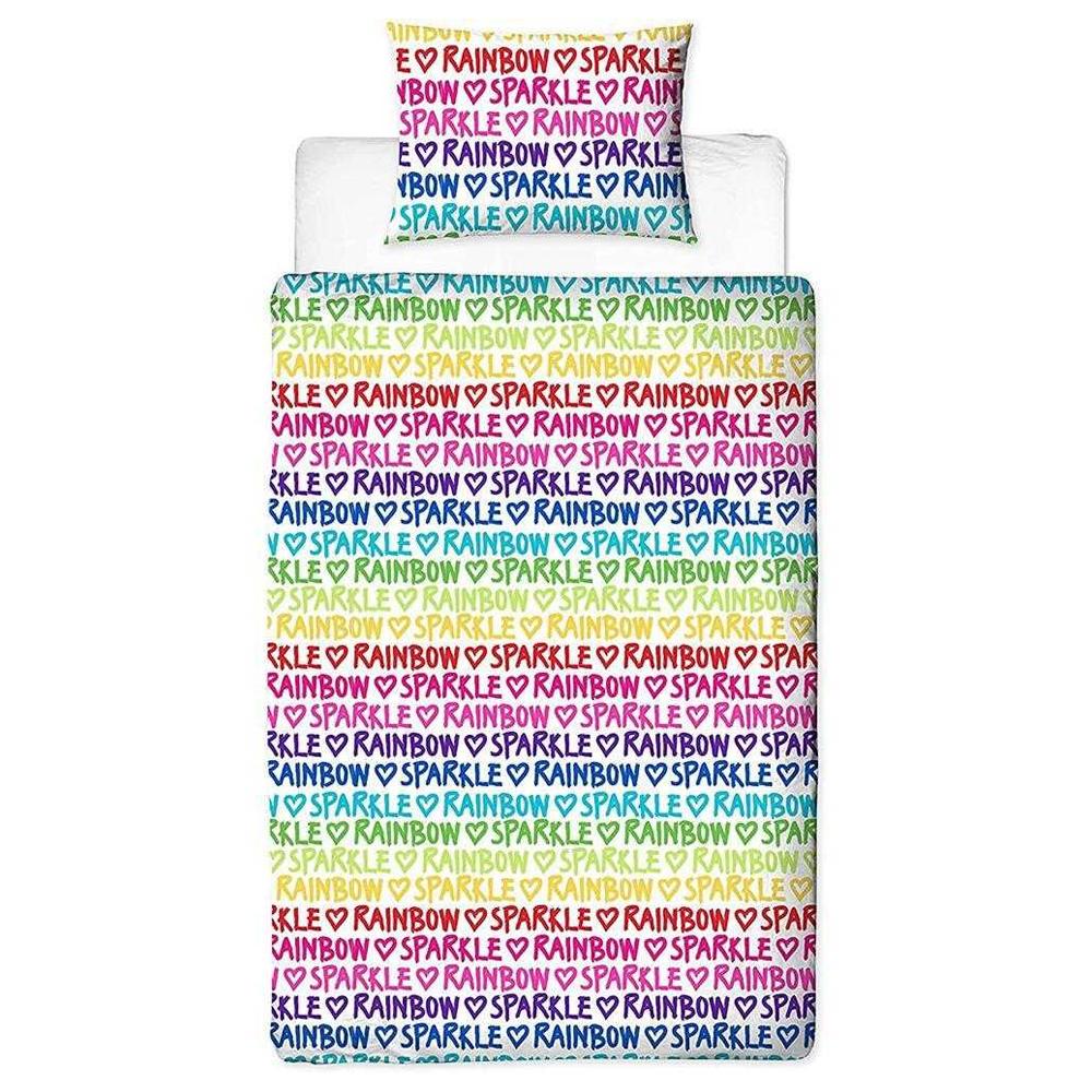 Rainbow High Glow Reversible Duvet Set