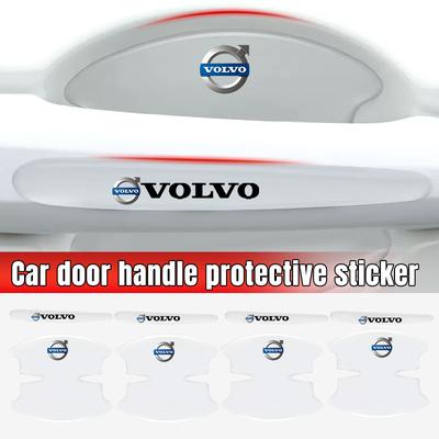 Car Door Handle Bowl Scratch Transparent Stickers Protective For XC90 XC60 C30 S60 C70 XC40 V40 XC70 V70 V60 V50 S80 S40