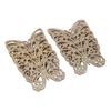 10pcs 90mm*69mm Unfinished Wooden Cutouts Wood Blank Wooden Ornaments  Hanging Ornaments