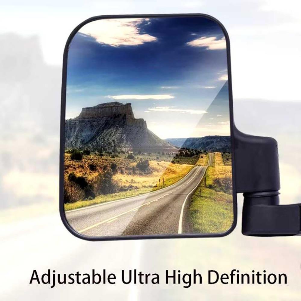 2pcs New Left & Right Electric Tricycle Mirror High Definition 360° Rotated Tricycle Side Mirror Closed Adjust Rearview Mirror