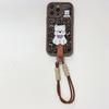 Japan and South Korea Cartoon Style Suitable for OPPO Reno14F Mobile Phone Case Personalized Leopard Print Puppy A3X Autumn and Winter New Anti-drop