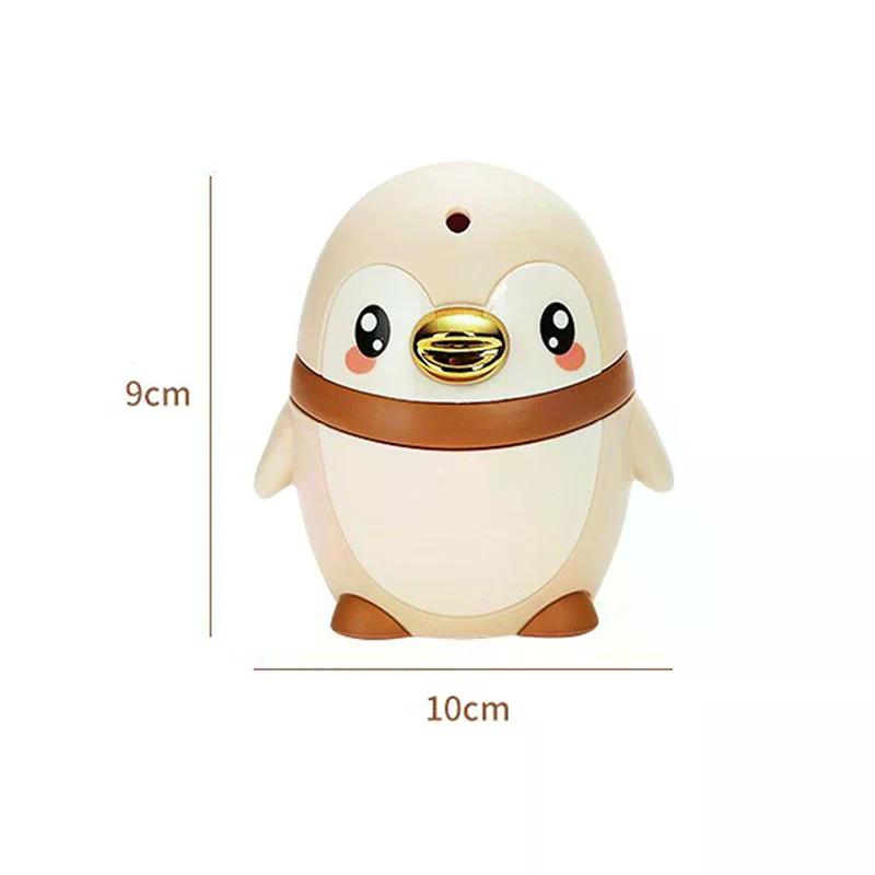 Penguin Design Automatic Toothpick Dispenser - Plastic Portable Case Ideal for Adults