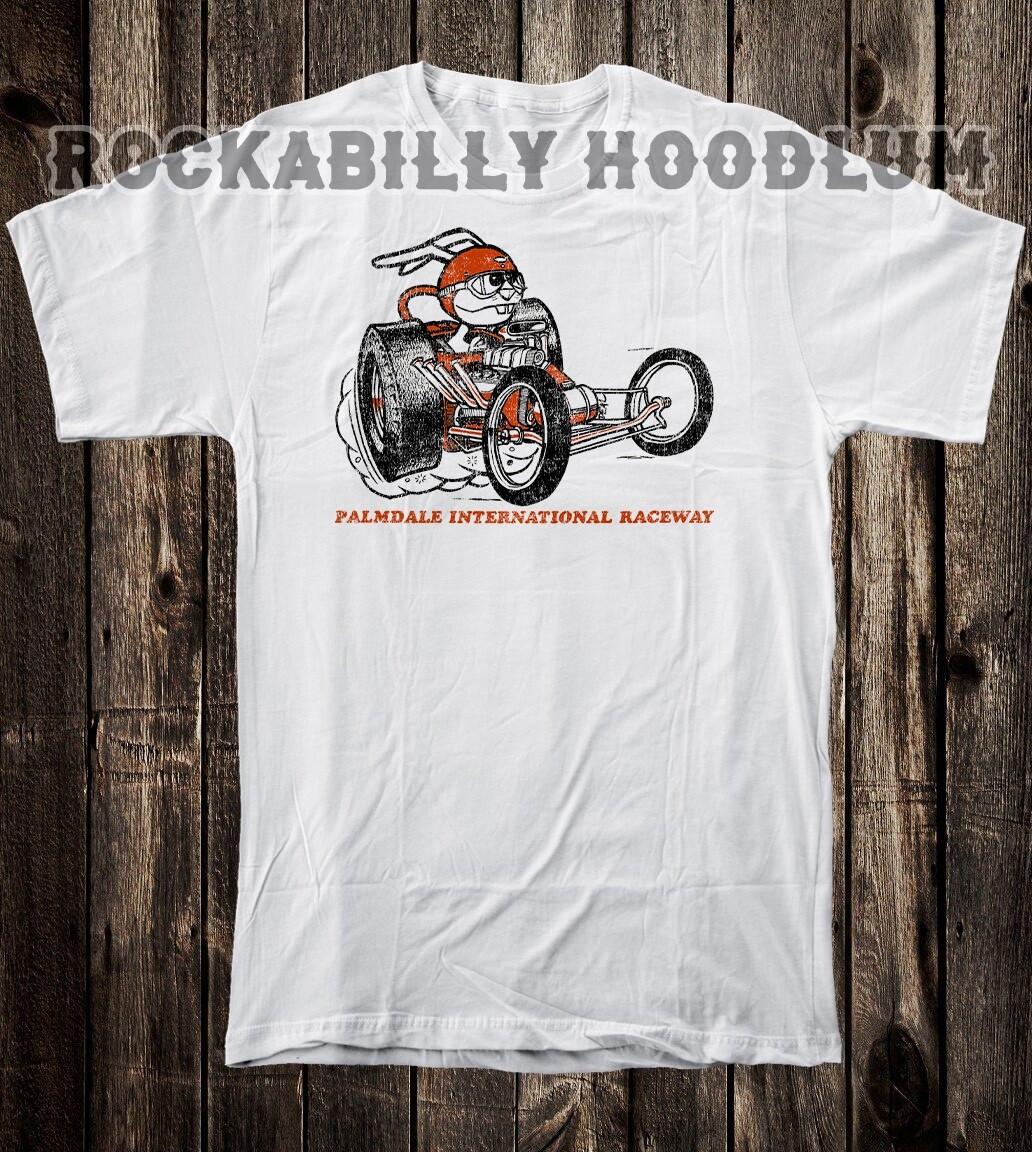 Футболка Hot Rod Дрэг-рейсинг Гонка Ностальгия Палмдейл Интернэшнл Рейсуэй Калифорния S