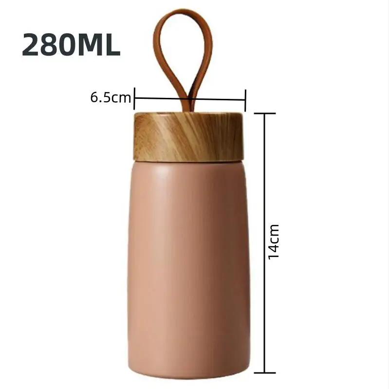 Insulated Coffee Mug 304 Stainless Steel Tumbler Water Thermos Vacuum Flask Mini Water Bottle Portable Travel Mug Thermal Cup