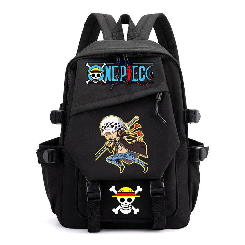 Anime ONE PIECE Backpack Monkey D Luffy College Backpack Girl Travel Book Backpack Nylon Leisure Women Laptop Men School Bags