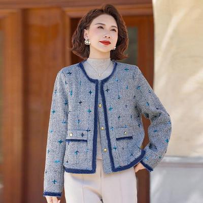 2025 Autumn Cardigan: Trendy Young Mom Plus Size Outerwear for Middle-Aged & Elderly Women