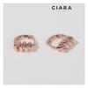 Ciara 14K Jenne Chain Roll One-Touch Earrings (Goldplated)