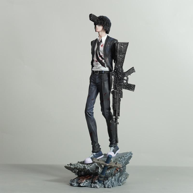 30cm Anime Pistolet Diabeł Aki Hayakawa Figurki Akcji PVC Wersja Standardowa Model Obudowa PC Dekoracja Biurka Statua Kolekcja Prezenty