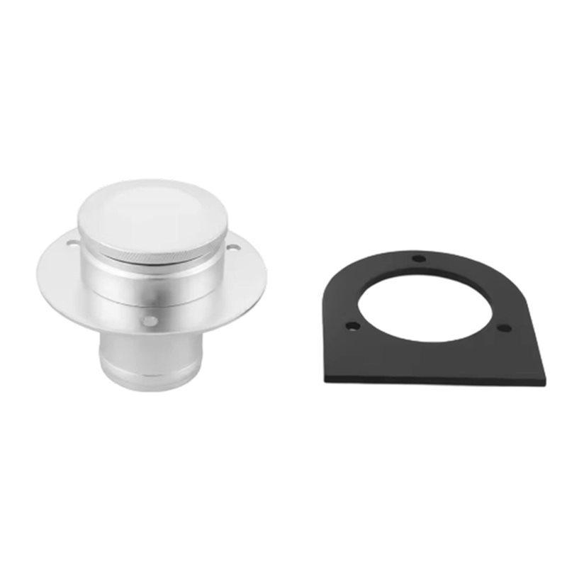 Bracket And Cap Included 17-2530 Remote Fuel Tank Filler Neck For 2  Hose Connection