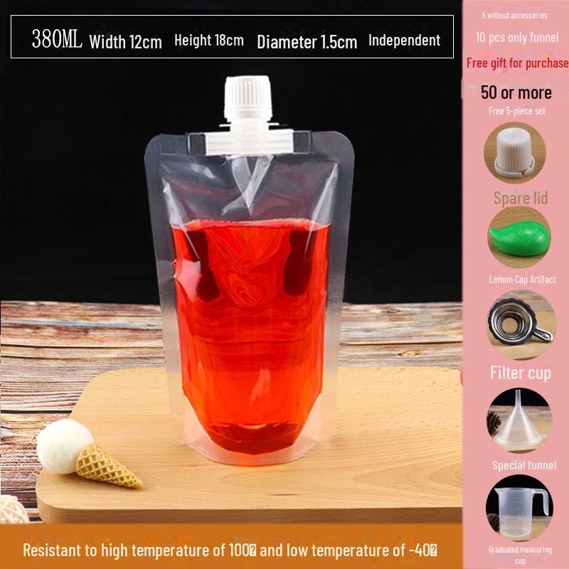 Portable Music Festival Water Bag - Food Grade, Disposable, Essential for Concerts