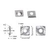 Hårdmetallskär Bytesskär 15x15x2,5mm R100-81° Fyrkantiga Hårdmetallskär