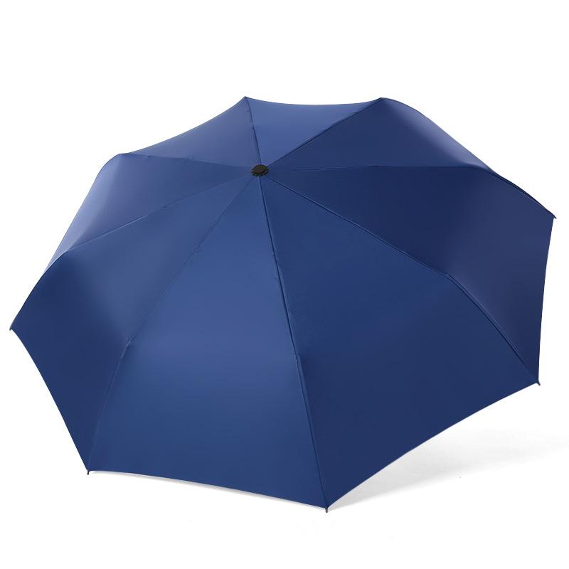 Automatic umbrella weather and rain vinyl umbrella cartoon cute sun umbrella creative Korean version of Muse tri-fold umbrella
