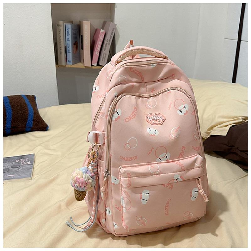 High Value, Fresh and Sweet Alphabet Backpack, Light, Simple and Large-capacity Backpack for Junior High School Students