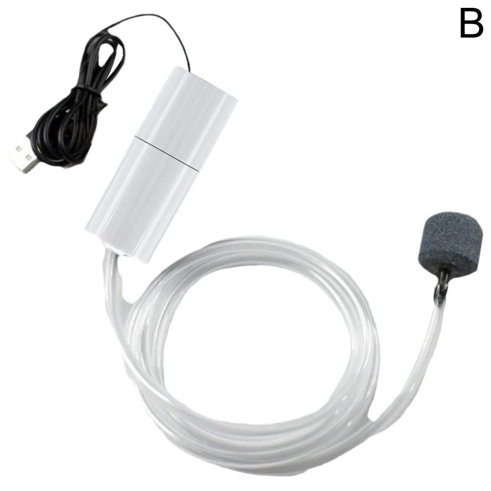 Aquarium Air Pump Fish Tank Mini Air Compressor USB Silent Aquarium Portable Mini Oxygenator Oxygen Aerator Aquarium Accessories