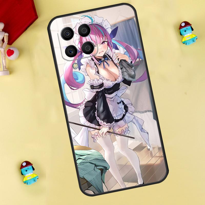 Minato Aqua Hololive Hülle Für Samsung Galaxy M35 M55 M15 M11 M12 M13 M14 M06 M16 M36 M56 M31 M53 M32 M52 M34 M54