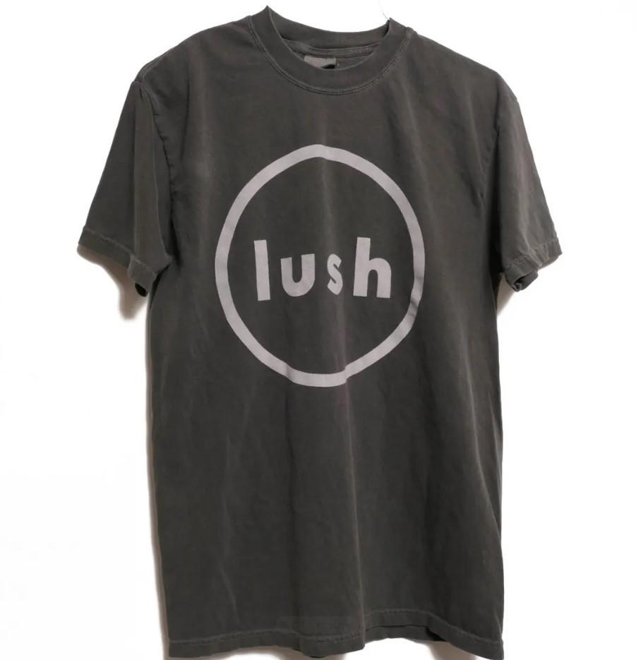 RARE! LUSH Shoegaze Band Tee Blonde Babe Ultra Faded UK Ambient Post Rock Noise M