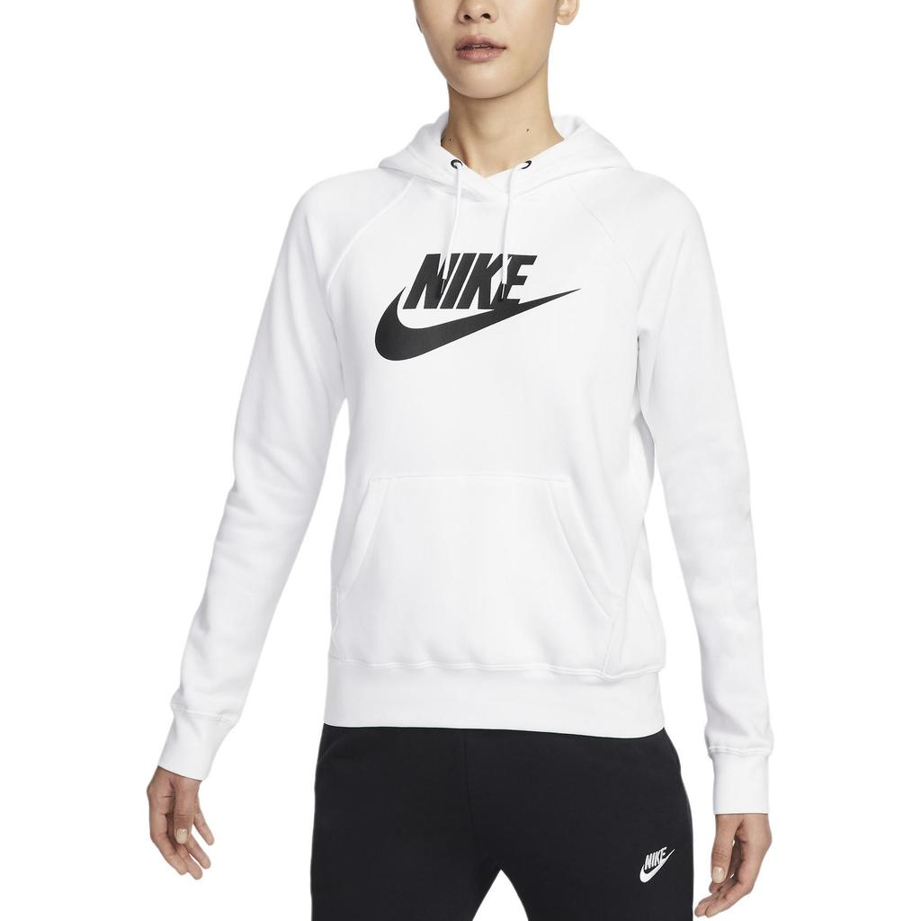 Nike Sportswear Essentials Series Fleece Warm Pullover Hoodie Loose Knit Long Sleeve Sweatshirt Women sweatshirt BV4127-100