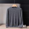 Light luxury baby feeling~ 100% pure cashmere shirt round neck pullover sweater with knitted sweater inside